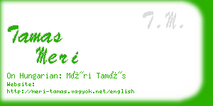 tamas meri business card